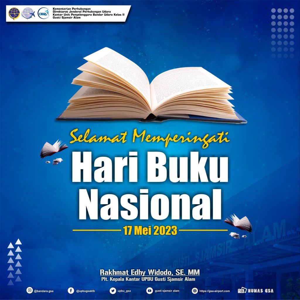 Selamat Memperingati Hari Buku Nasional Upbu Gusti Sjamsir Alam